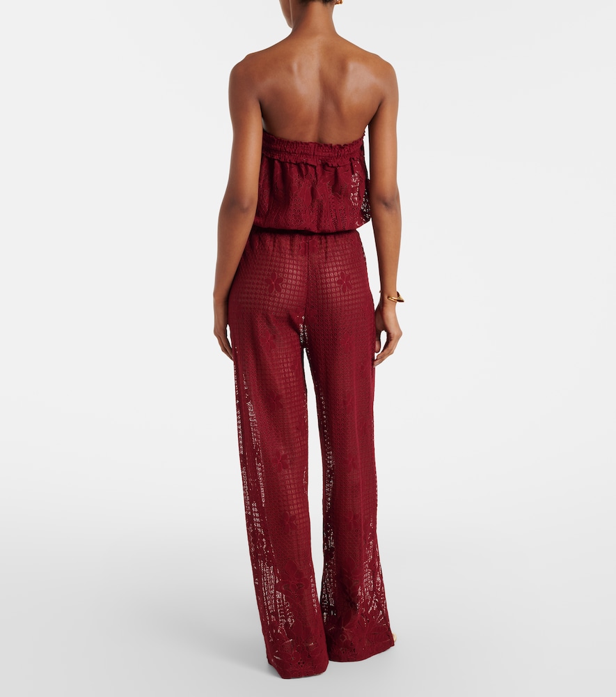  Melissa Odabash Melissa Odabash Viv Cotton-blend Lace Jumpsuit 