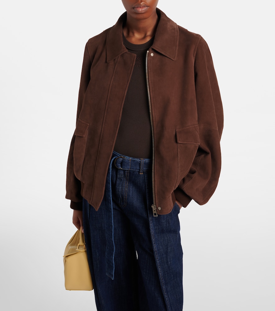  Loewe Loewe Blouson Aus Veloursleder 