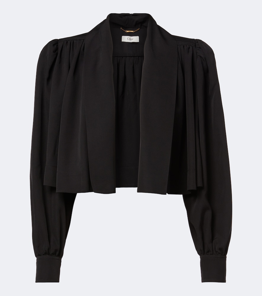 Chloé Cropped-Jacke aus Faille