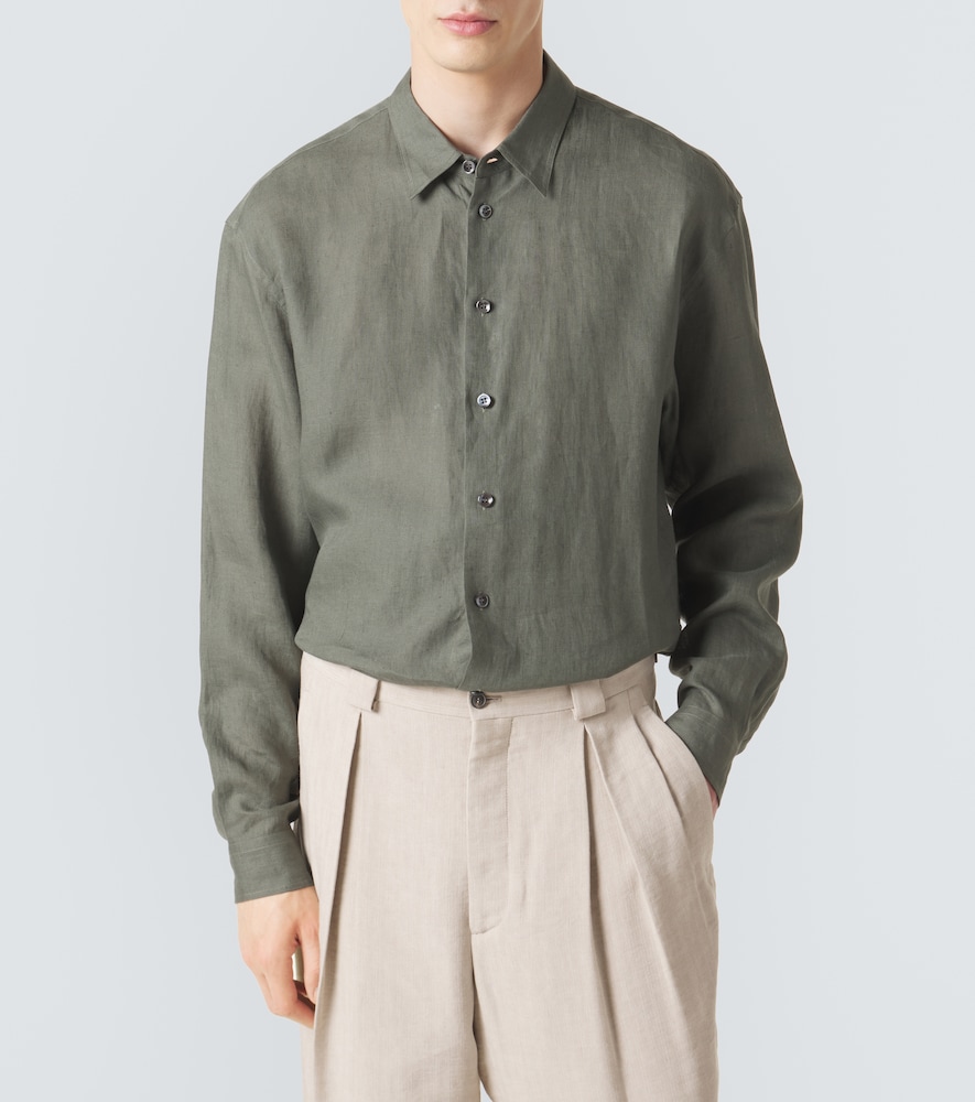  Giorgio Armani Giorgio Armani Archivio Hemd Aus Leinen 