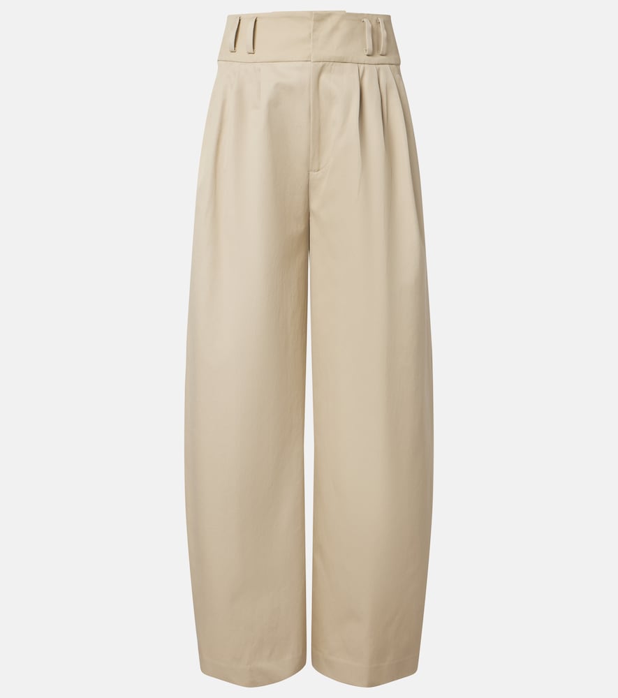 Pantaloni Wilson in cotone a gamba larga