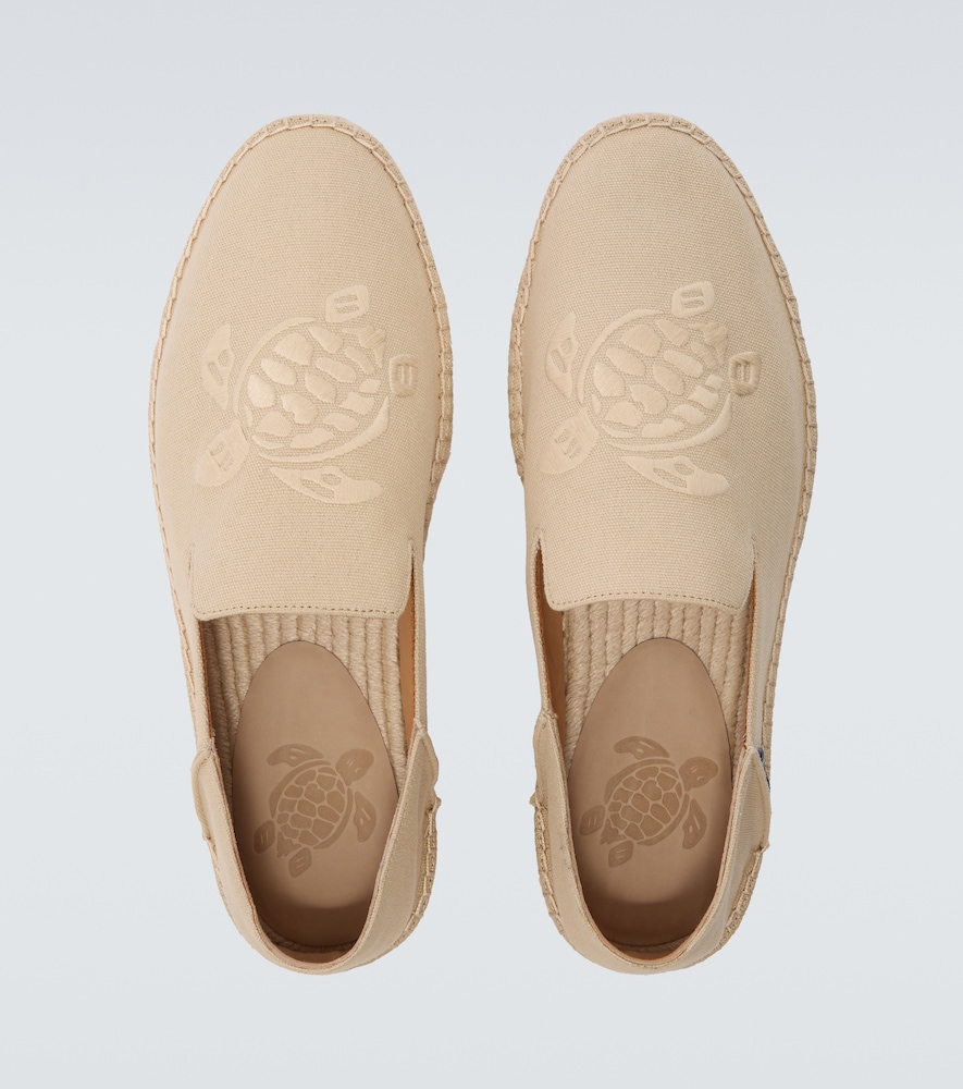  Vilebrequin Vilebrequin Embroidered Canvas Espadrilles 