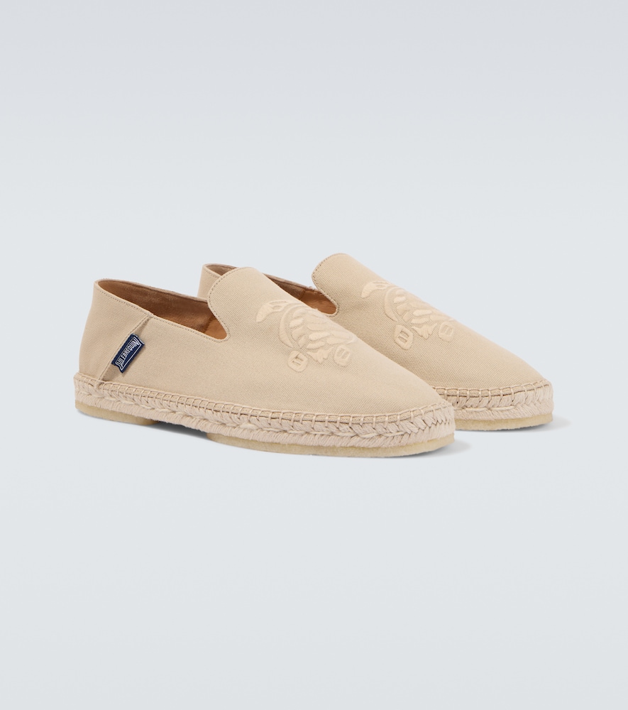  Vilebrequin Vilebrequin Embroidered Canvas Espadrilles 