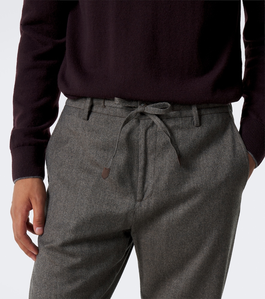 Straight Pants Wool