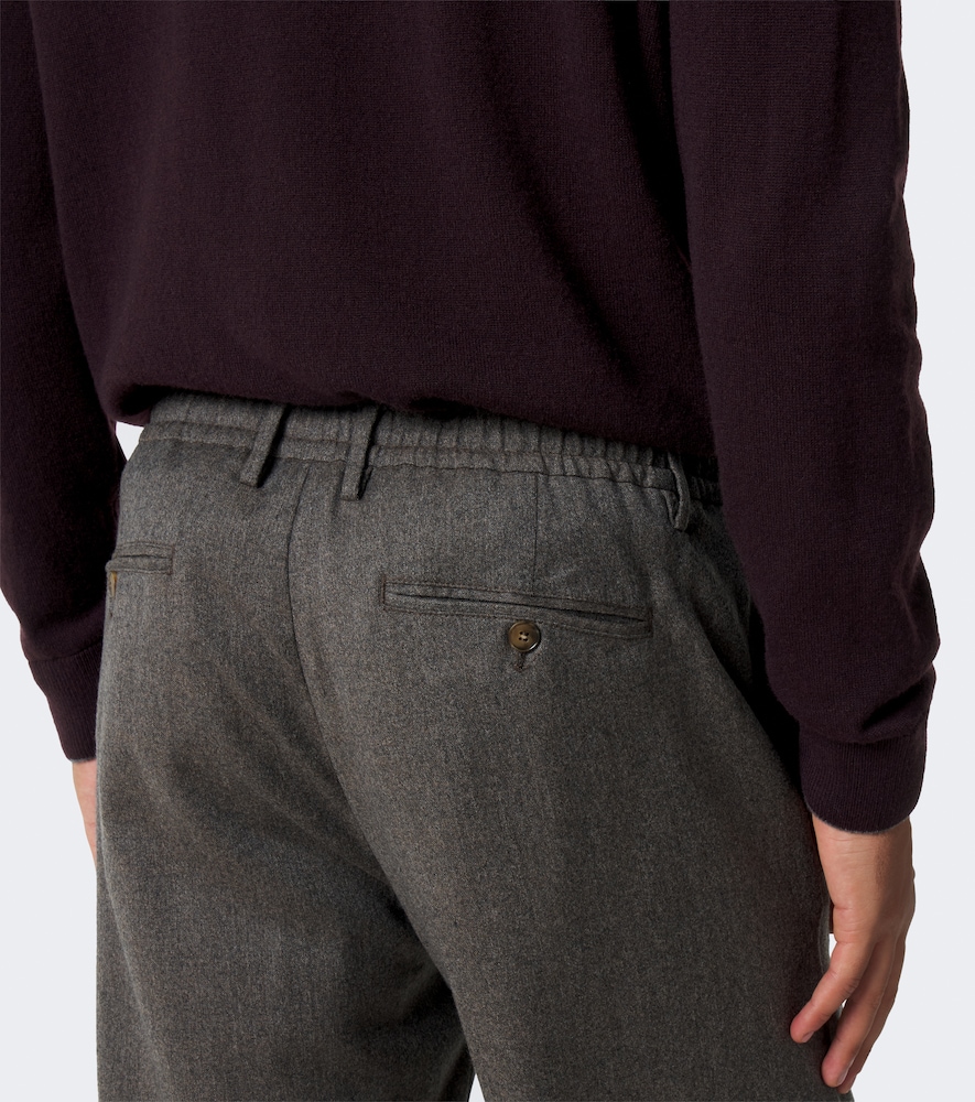 Straight Pants Wool