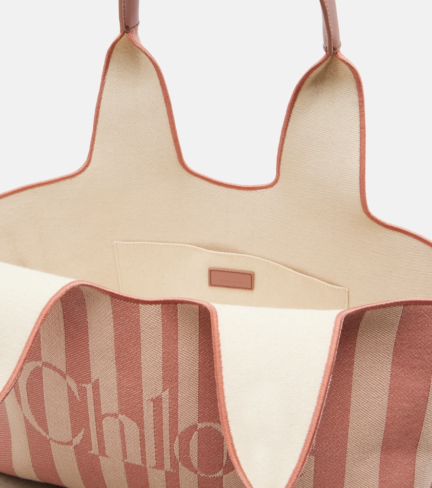  Chloe Chloé Tote Bag Chloé Stripy Large Aus Canvas 