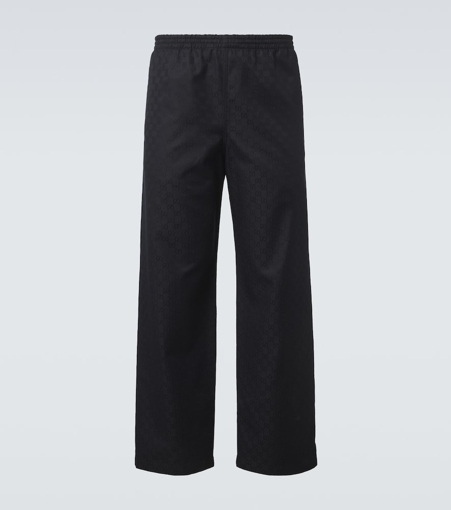 Gerade Hose GG aus Canvas