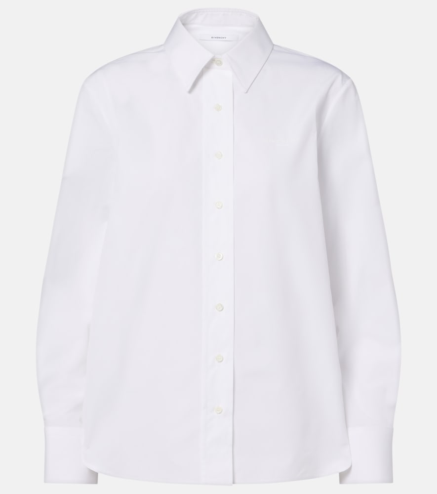 Givenchy Women's White Cotton Poplin Shirt UK Size 8 - Mytheresa