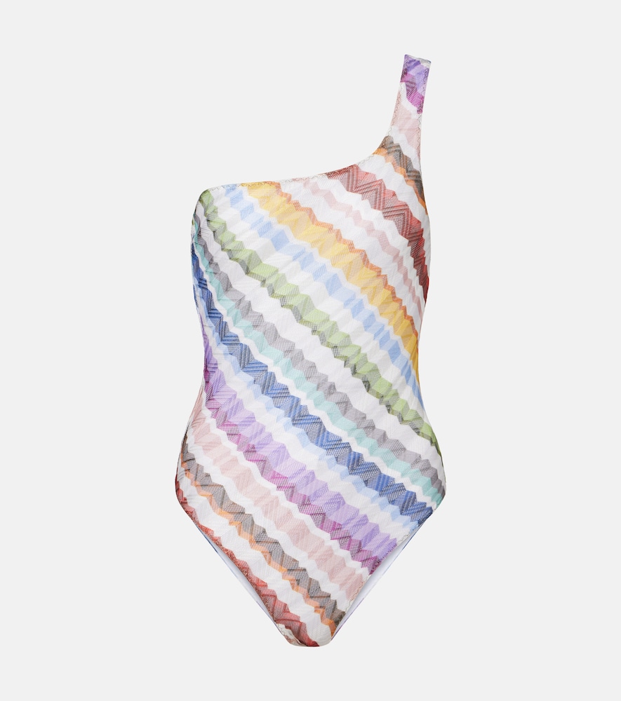 Costume intero a zig zag
