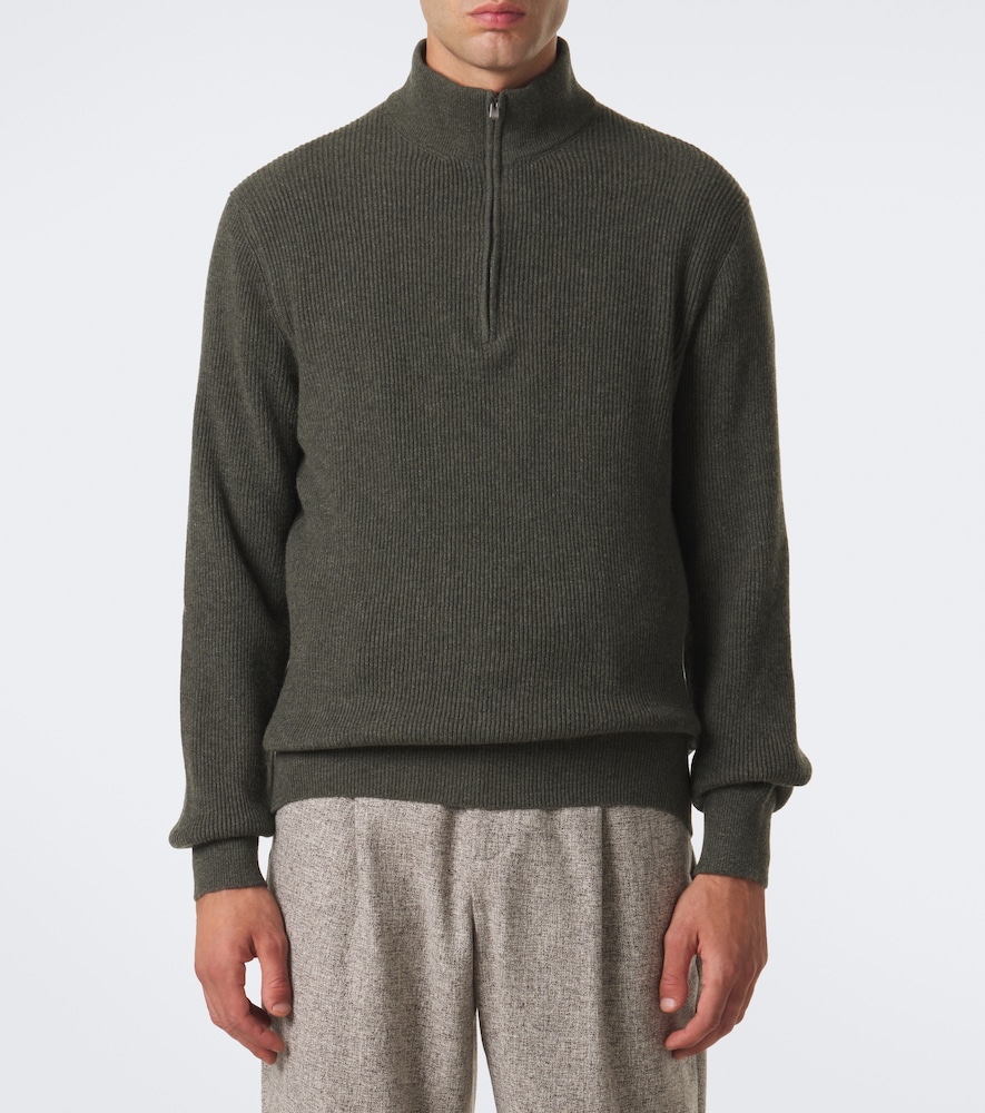 Cashmere Half-Zip Sweater