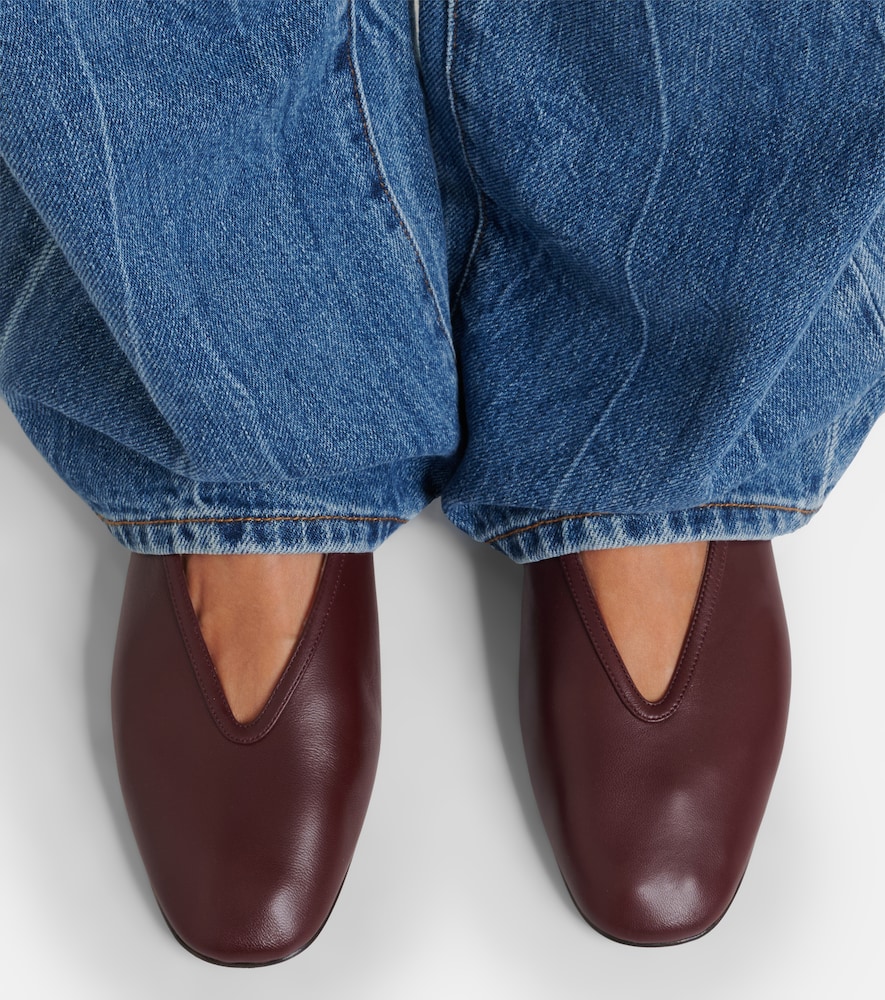 Le Monde Béryl Luna leather ballet flats