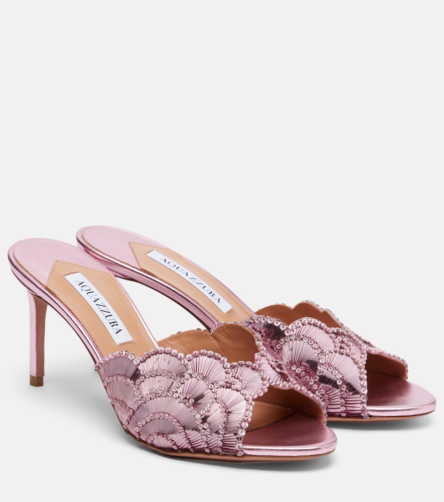 Ce Soir Sequined Mules