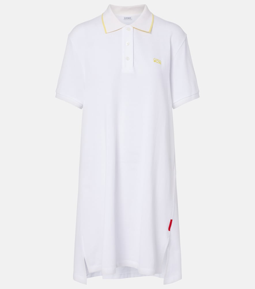 Abito polo Double L in piqué di cotone