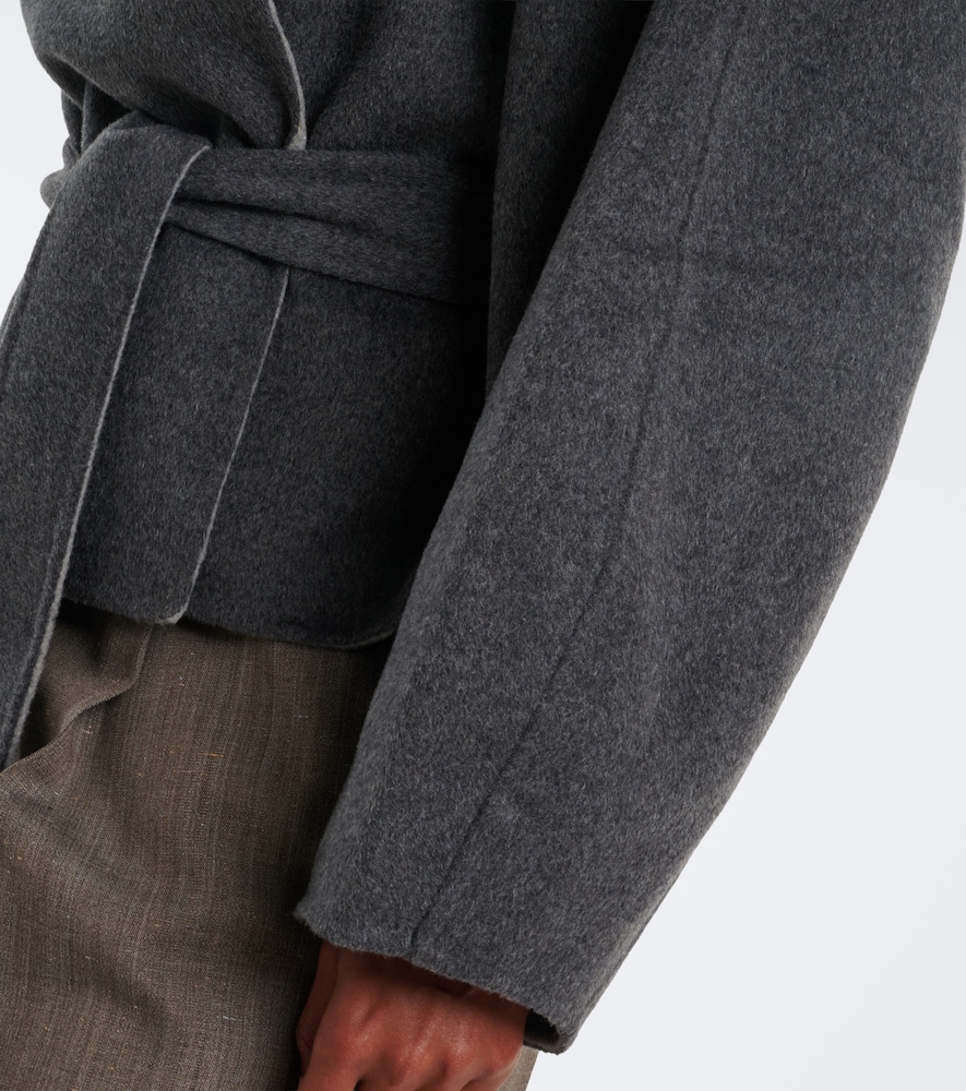 Onelle Reversible Wool-Blend Wrap Coat