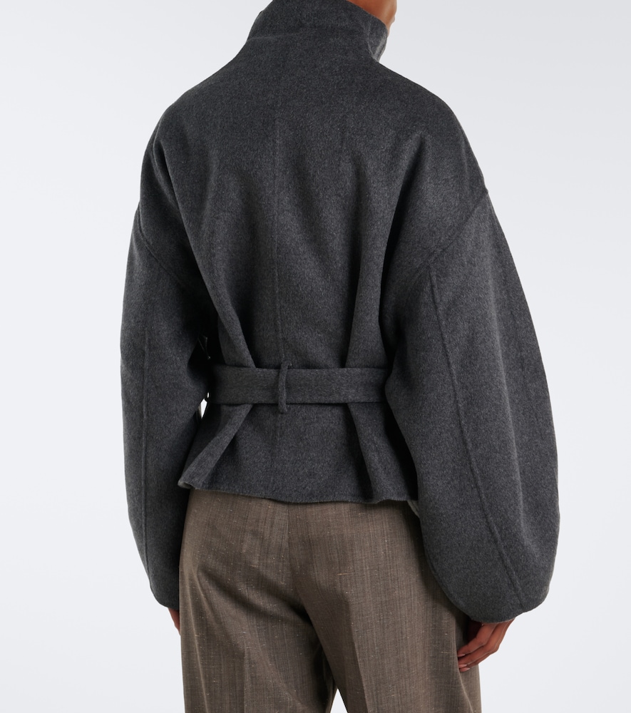 Onelle Reversible Wool-Blend Wrap Coat