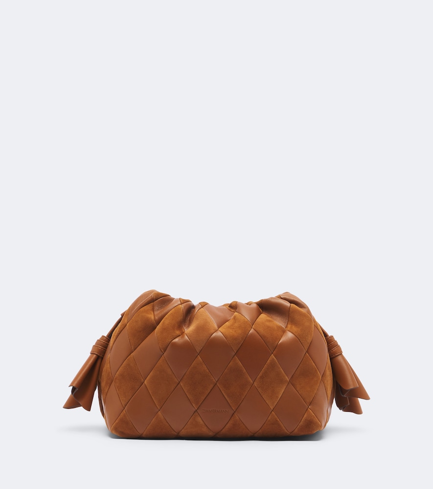 Clutch Cloud 91 Medium in pelle e suede