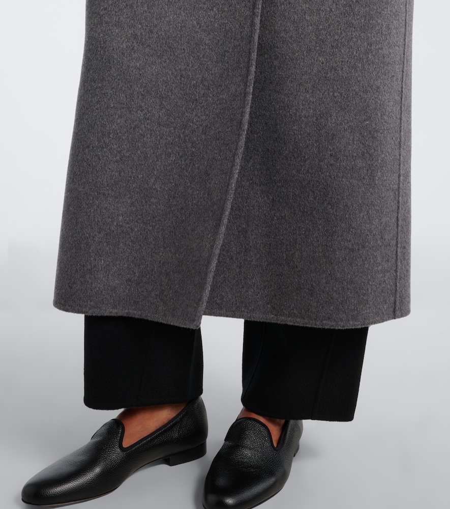Double-Breasted Wool And Cashmere Coat
