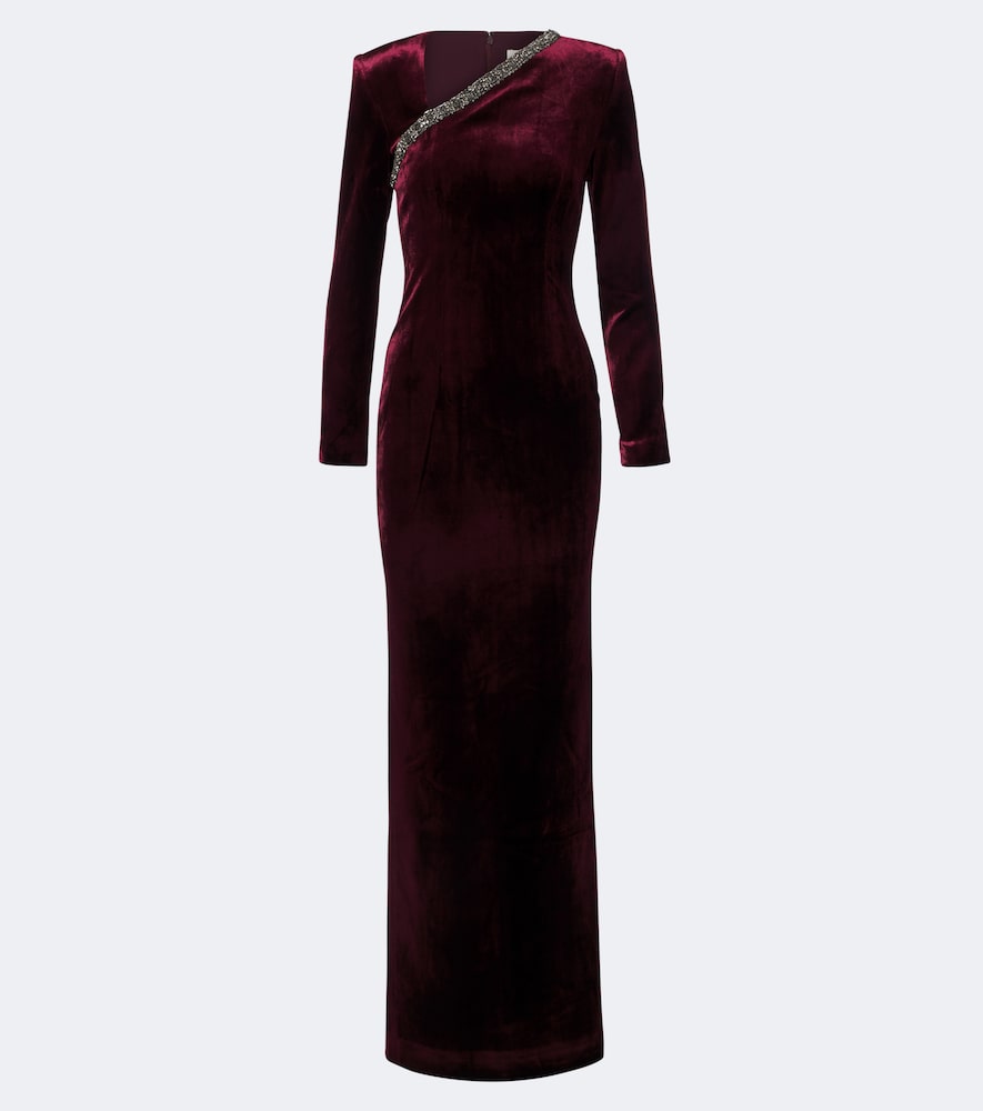 Verzierte Robe aus Samt