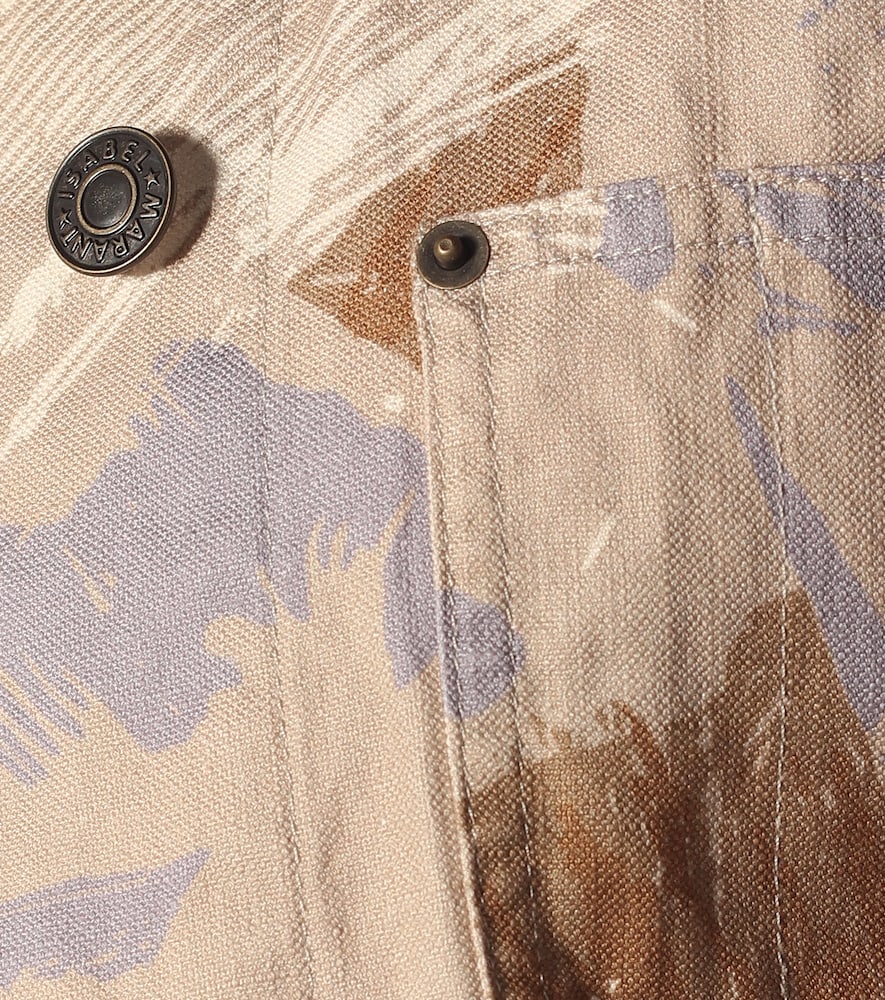  Isabel Marant Isabel Marant Itora Cotton And Linen Jacket 