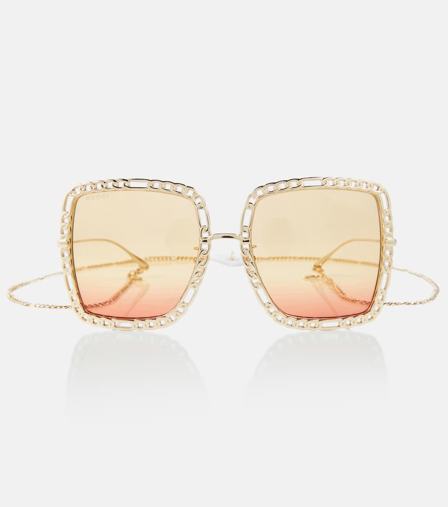 Gucci Chain-trimmed sunglasses