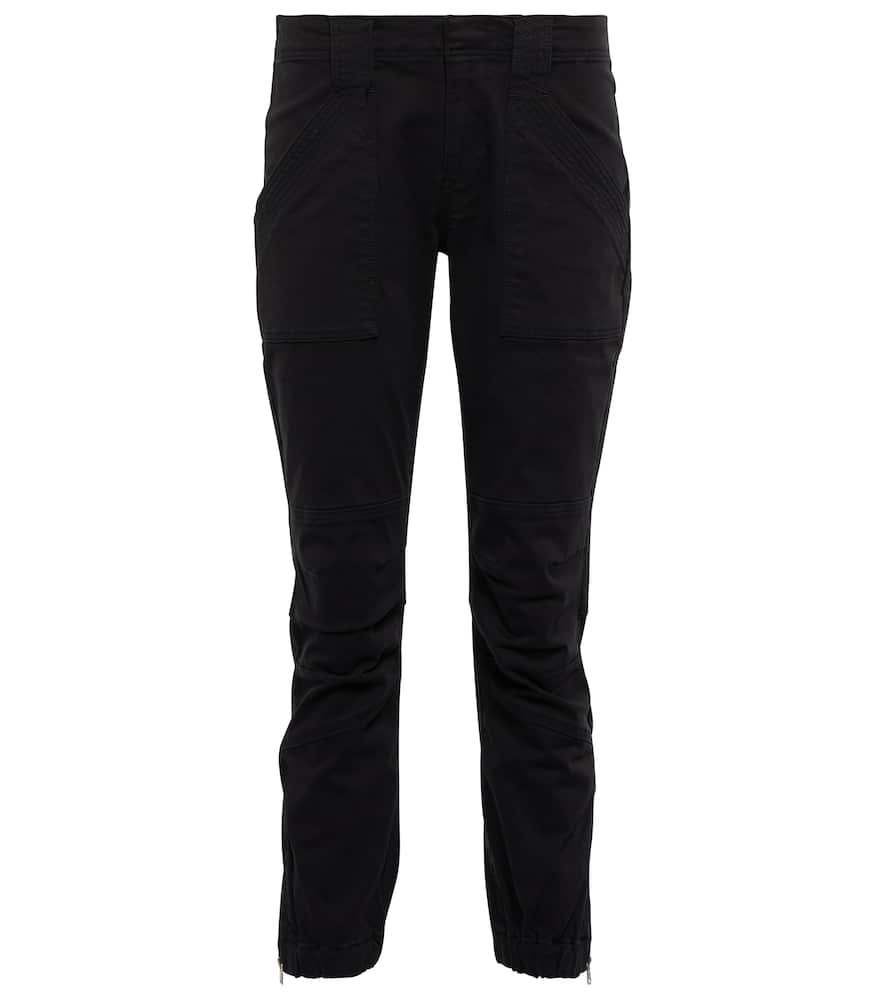 Mid-rise cargo pants