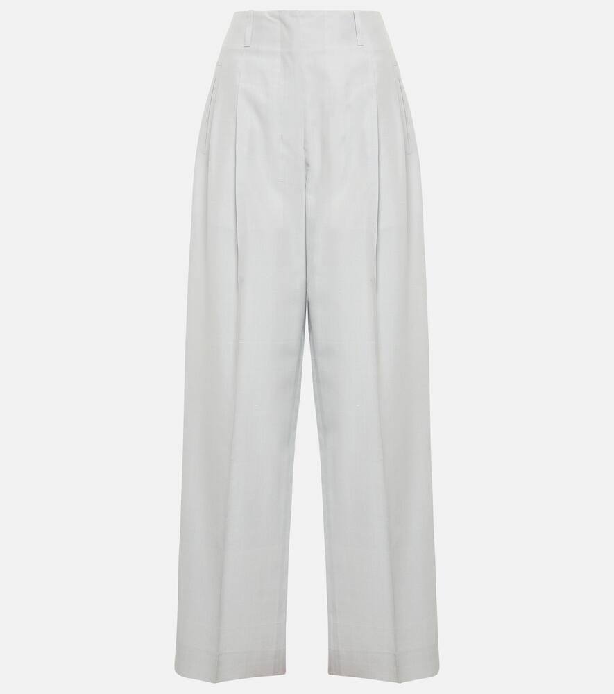 The Row Gaugin high-rise silk pants