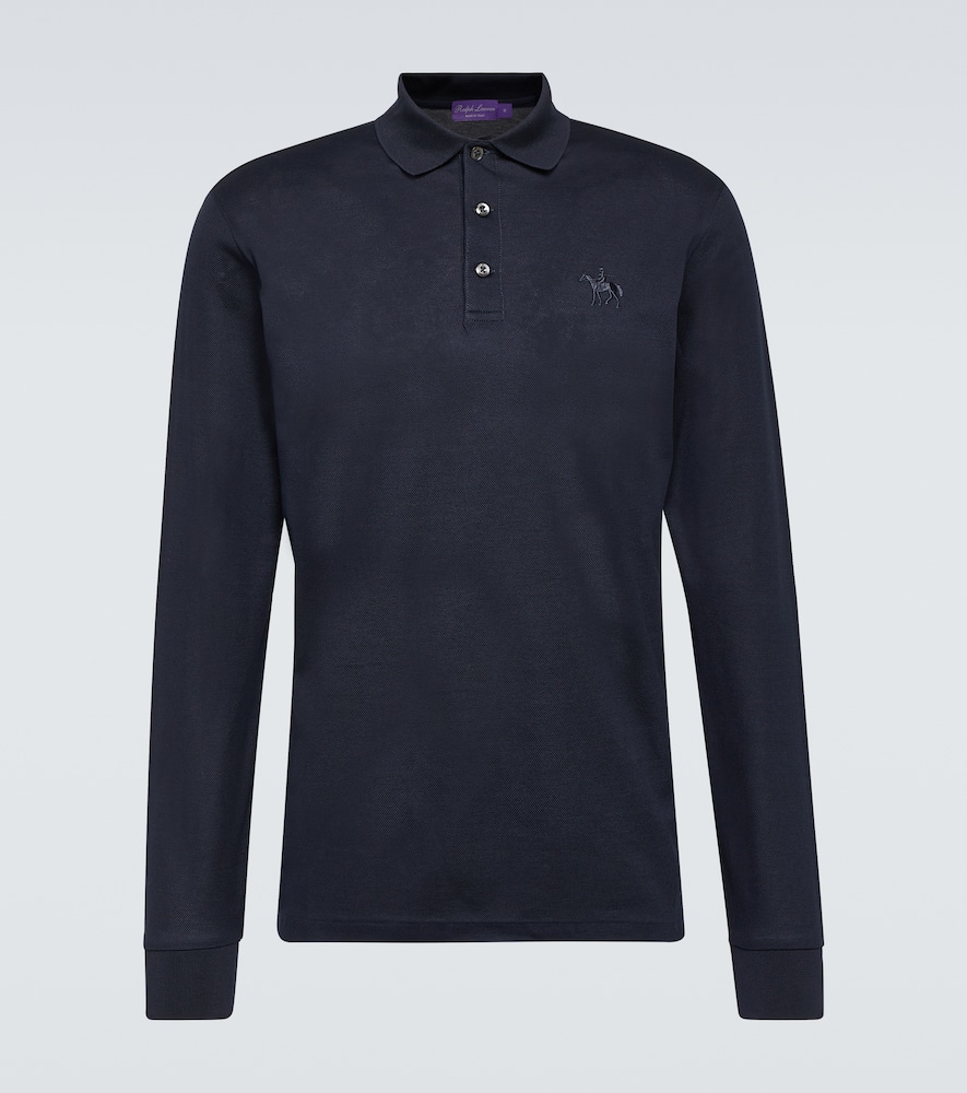 Cotton piqué polo shirt