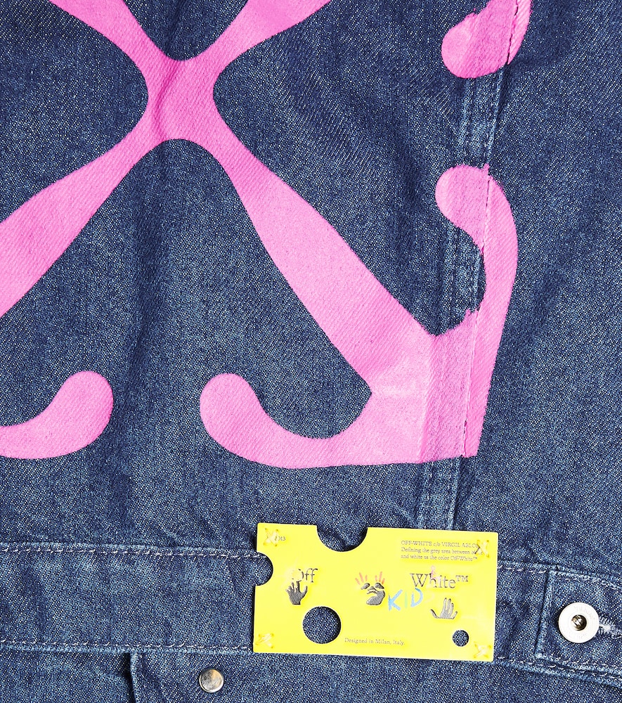  Off-white Kids Off-white Kids Arrows Denim Jacket 