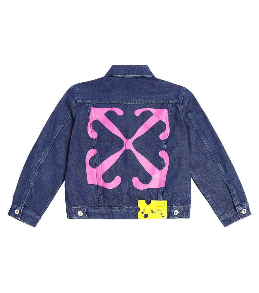 Off-white Kids Off-white Kids Arrows Denim Jacket 