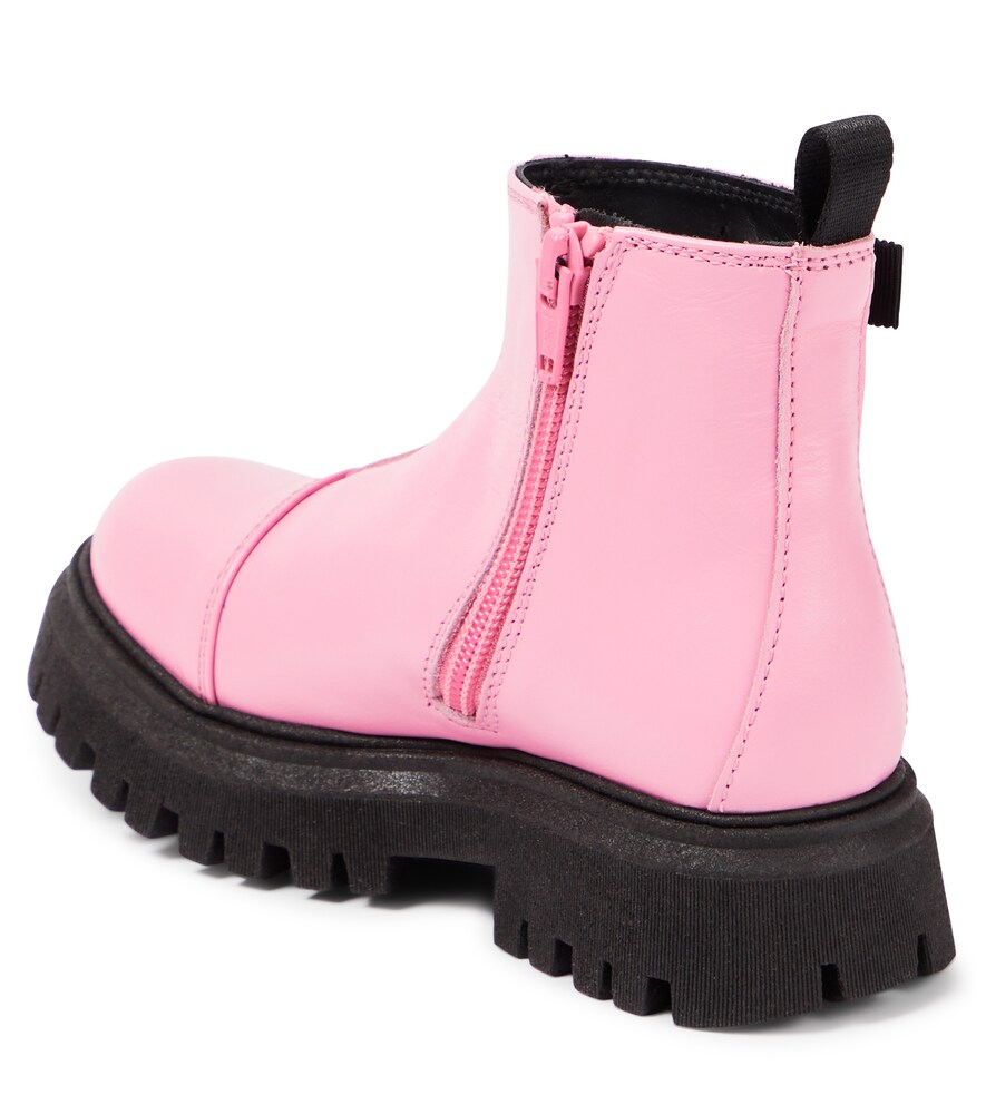  Moschino Kids Moschino Kids Ankle Boots Aus Leder 