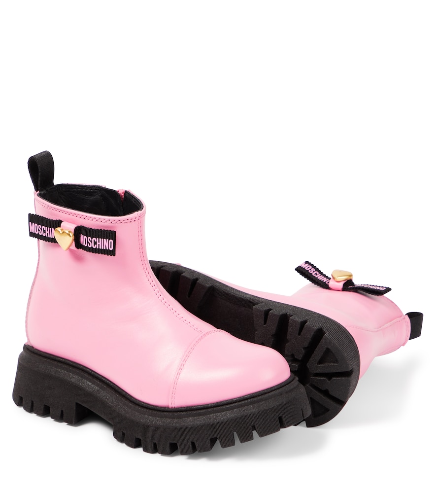  Moschino Kids Moschino Kids Ankle Boots Aus Leder 