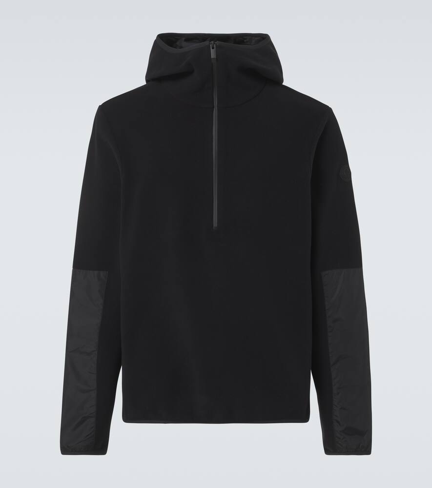 Moncler Hooded half-zip sweater
