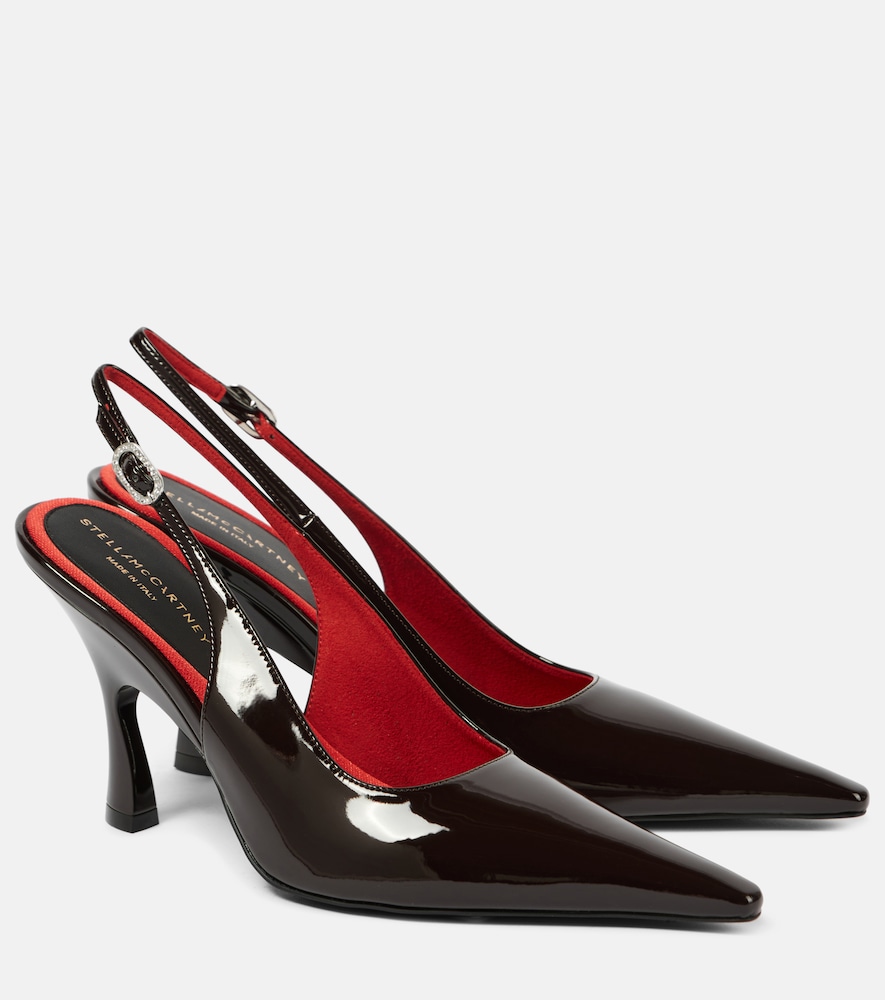 Stella McCartney Stella McCartney Elsa faux leather slingback pumps　ステラ マッカートニー エルサ フェイクレザー スリングバック パンプス