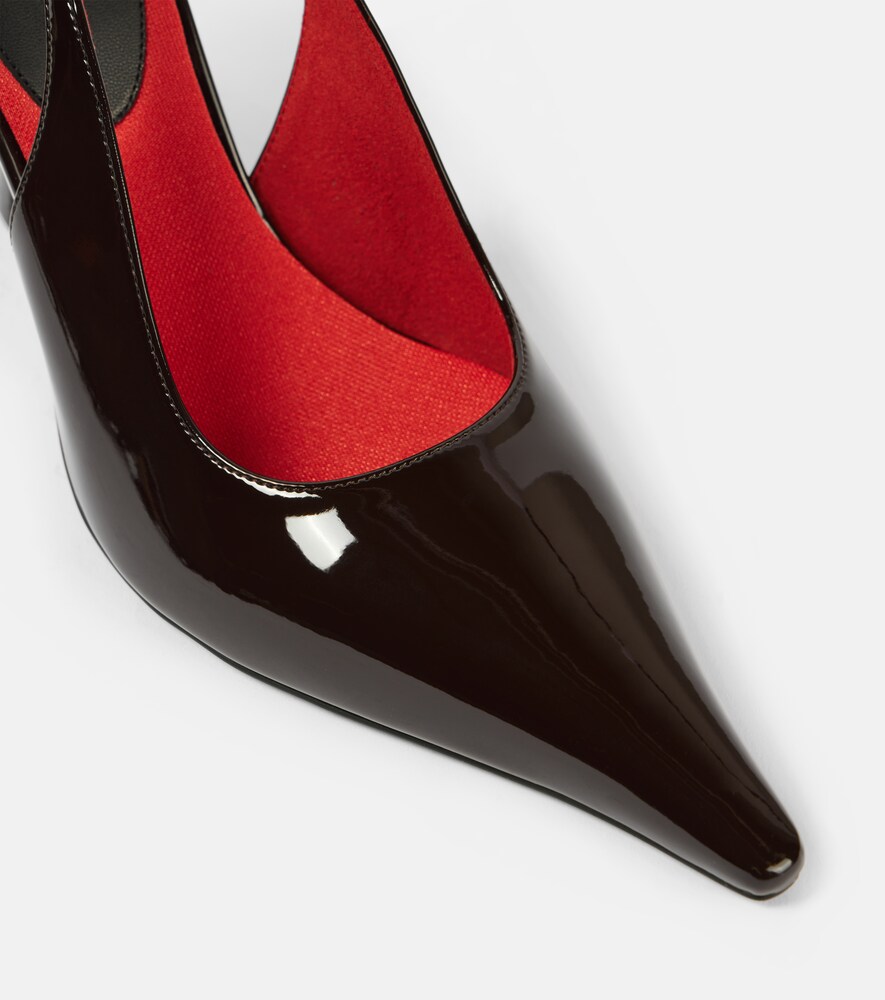  Stella Mccartney Stella Mccartney Elsa Faux Leather Slingback Pumps 
