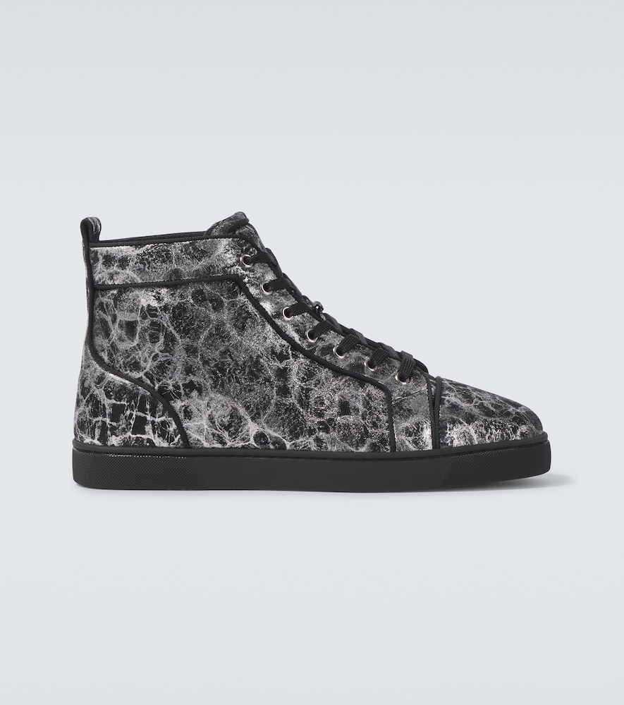 louboutin black high top