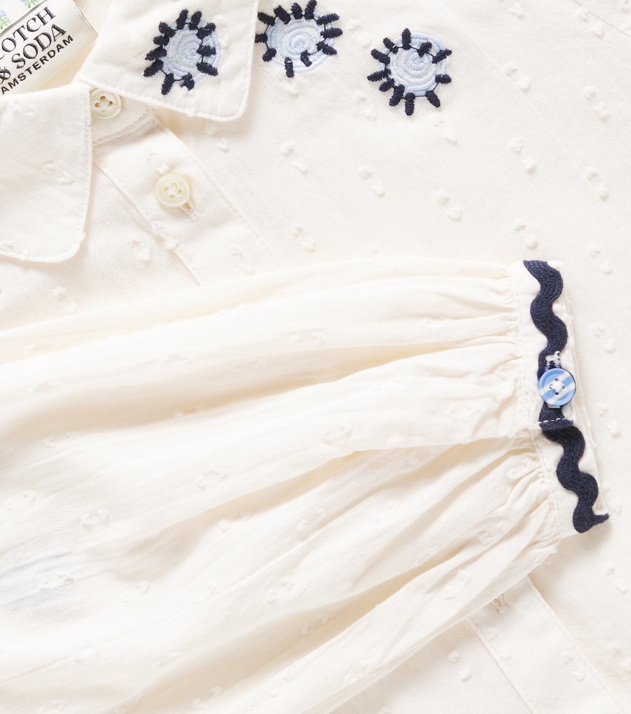  Scotch & Soda Kids Scotch & Soda Kids Besticktes Bluse Aus Baumwolle 