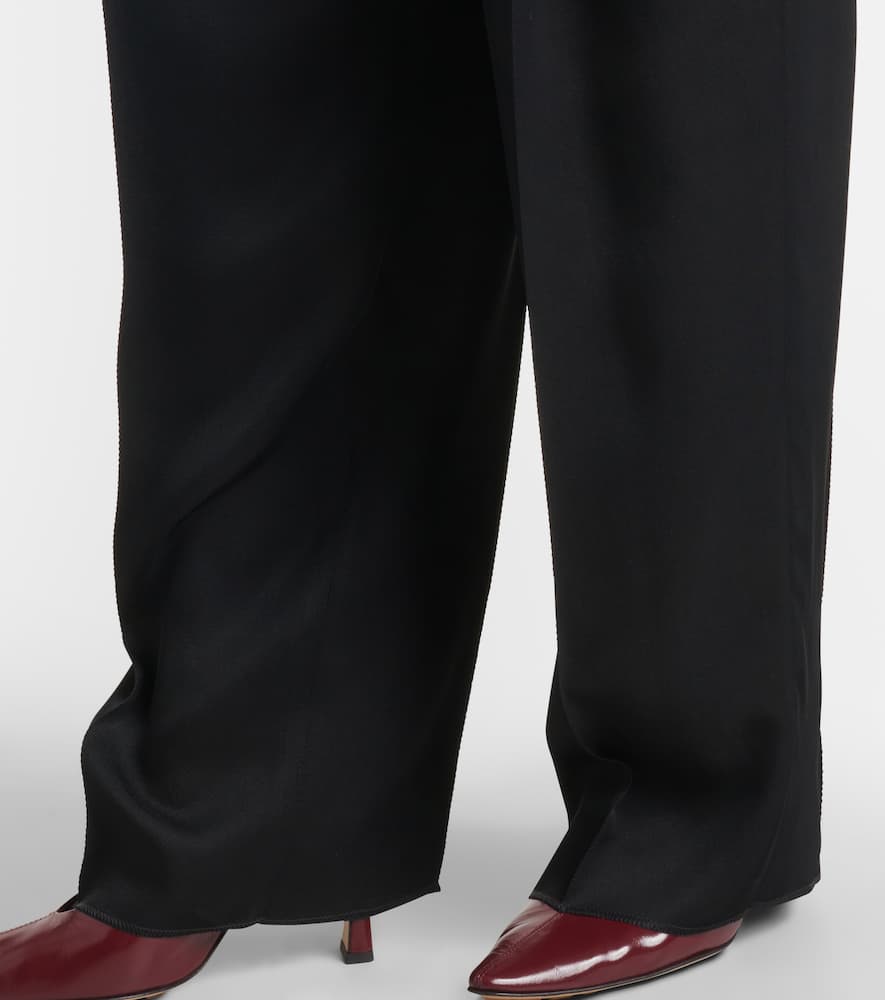 Bottega Veneta High-rise Tapered Pants In Black