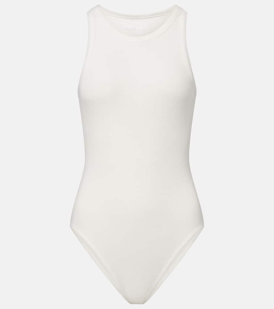 Alaïa Ribbed-knit bodysuit