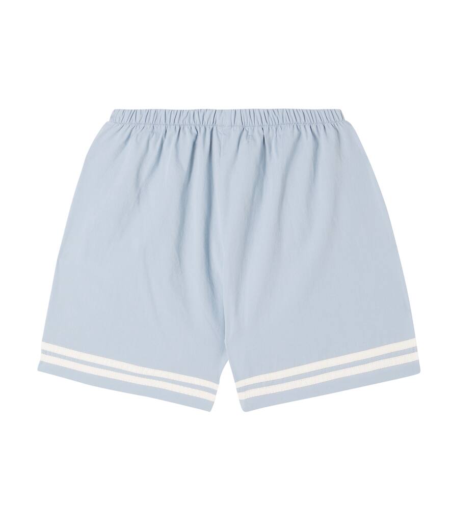 Konges Slojd Sailor Cotton Shorts In Blue