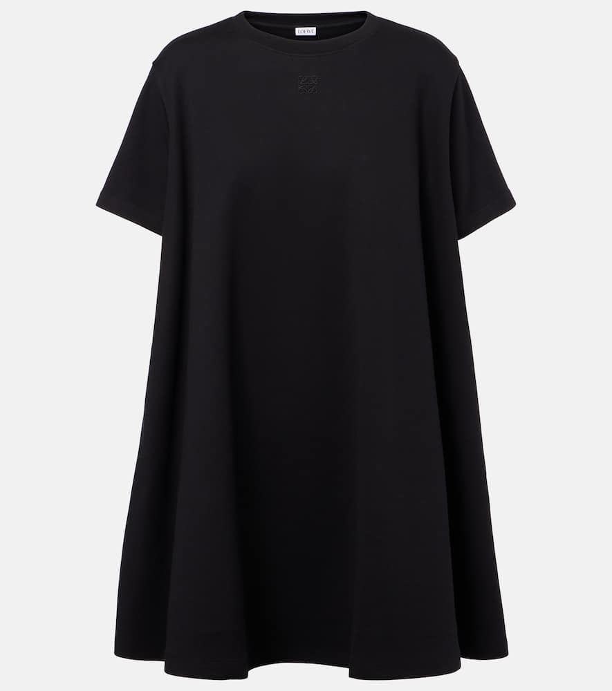 Anagram cotton-blend minidress