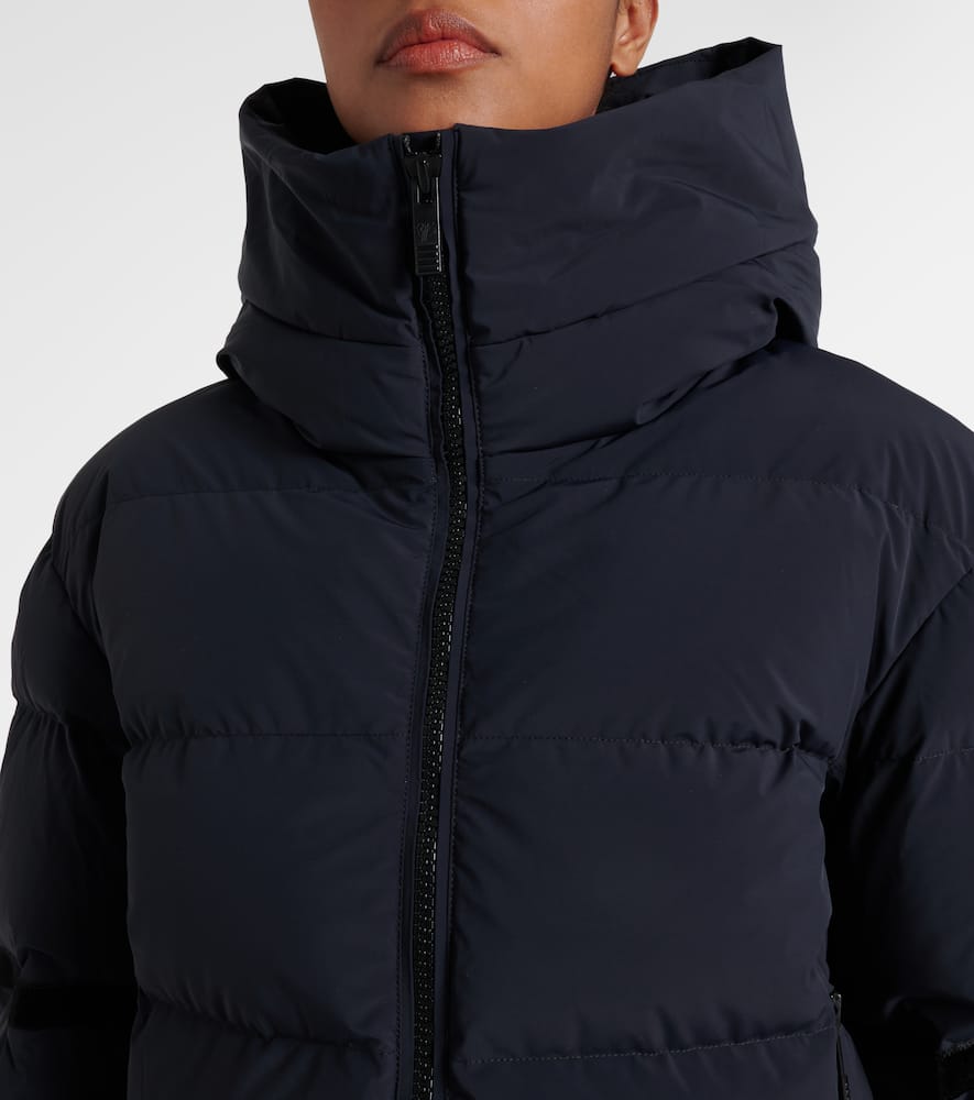 Fusalp Barsy Velvet-trimmed Down Ski Jacket In Black