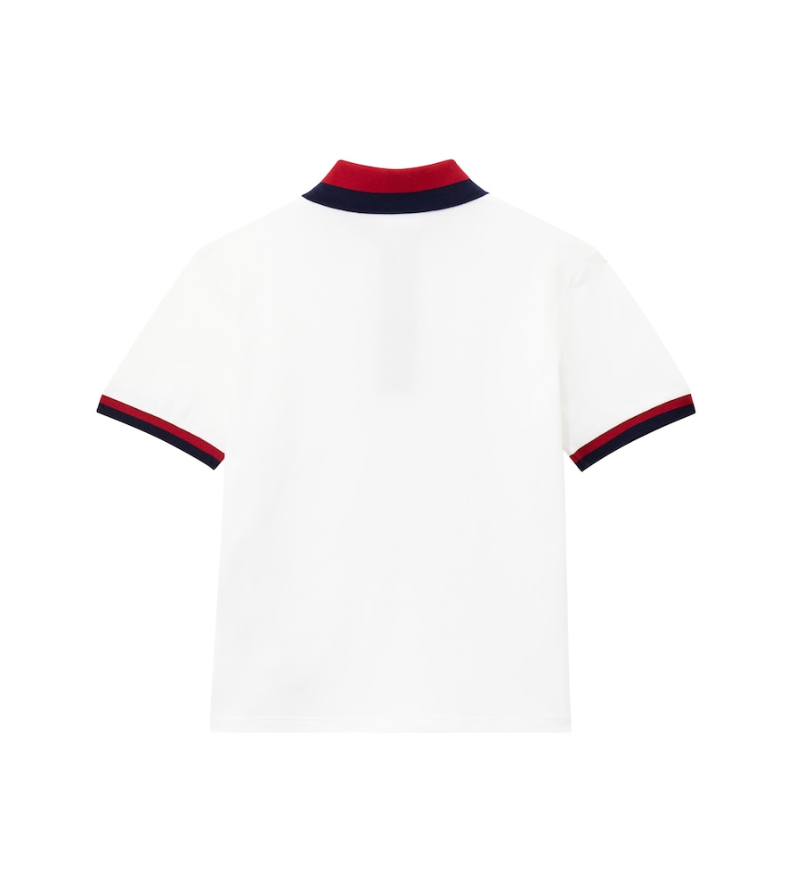  Gucci Kids Gucci Kids Polohemd Web Stripe Aus Einem Baumwollgemisch 