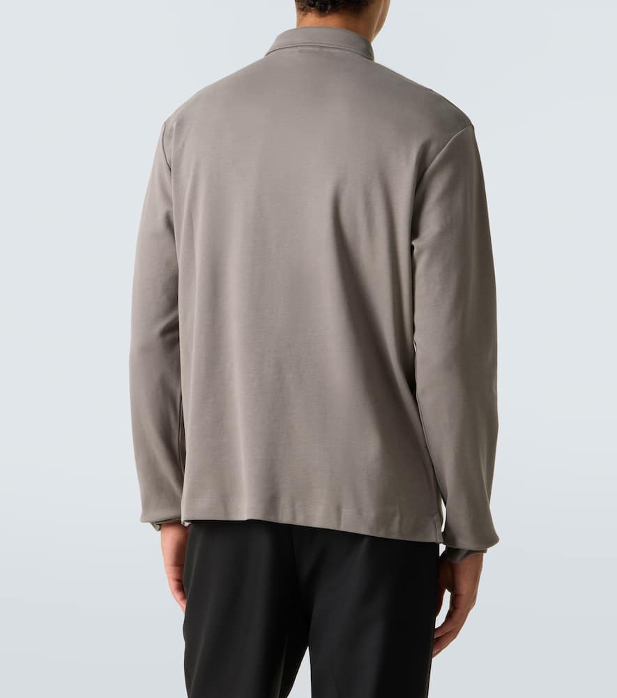 Sunspel Cotton Polo Shirt In Brown