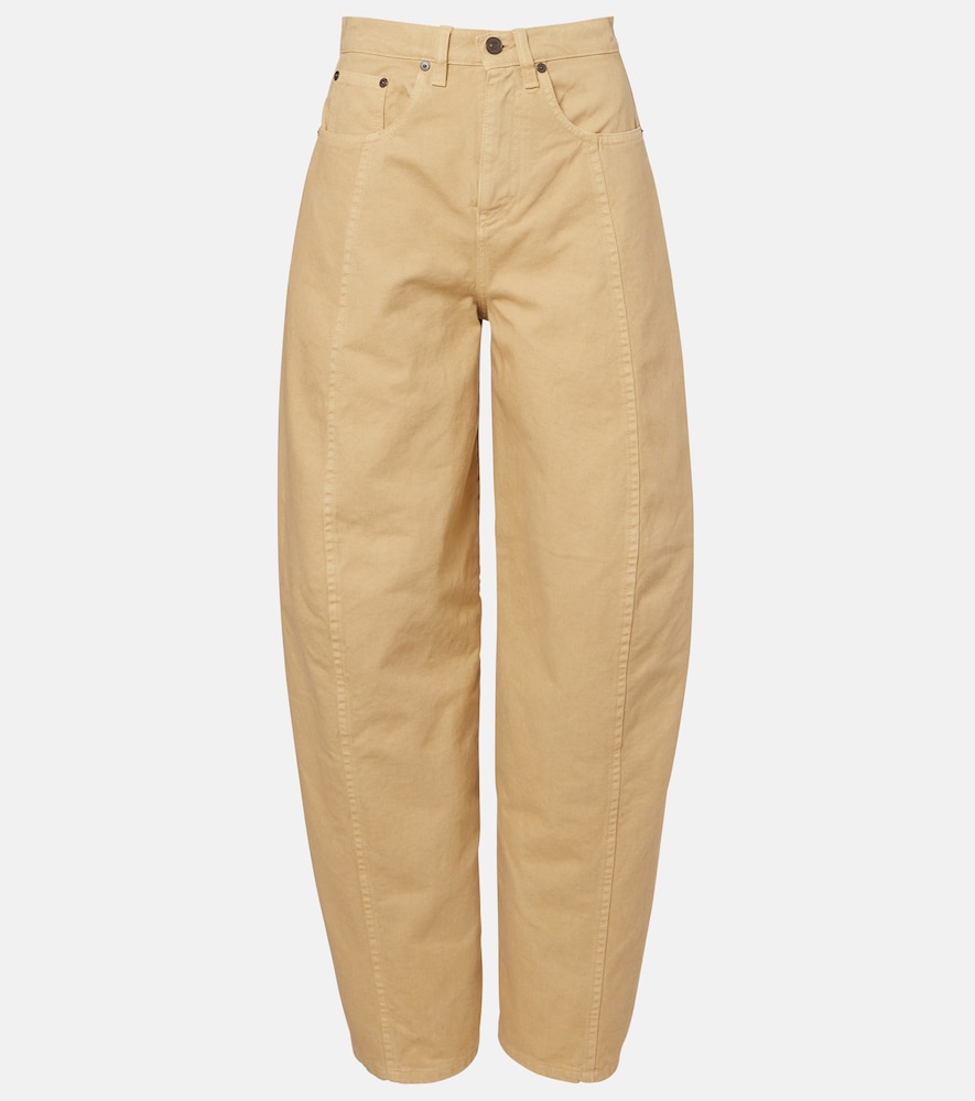Victoria Beckham Jean barrel à taille haute