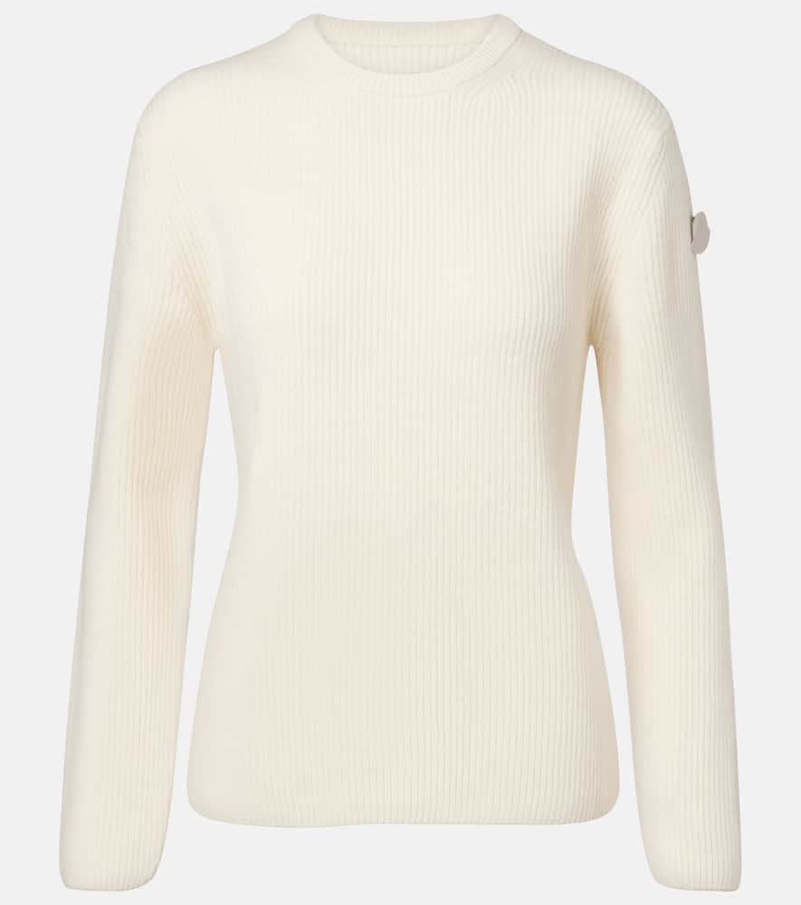 Moncler Genius X Jil Sander Virgin Wool Sweater In White