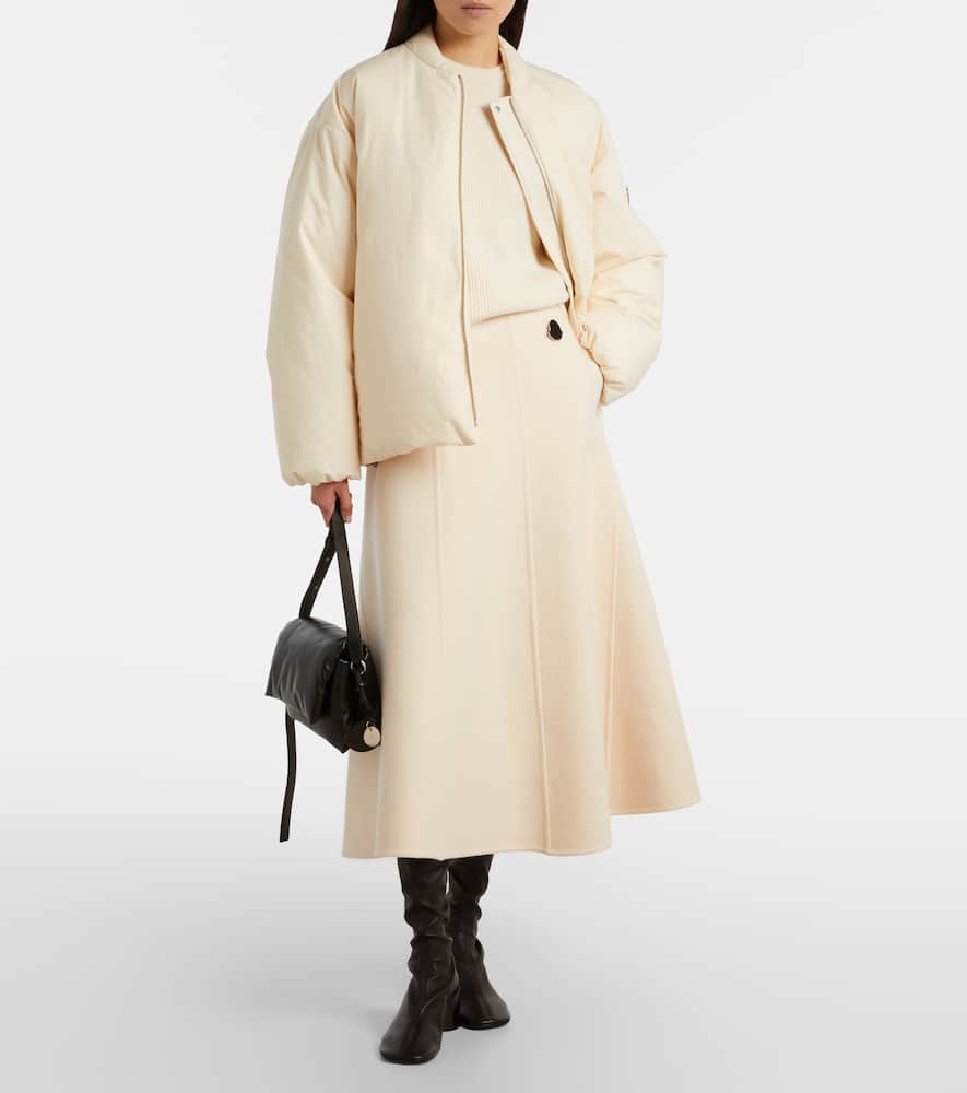 Moncler Genius X Jil Sander Virgin Wool Sweater In White