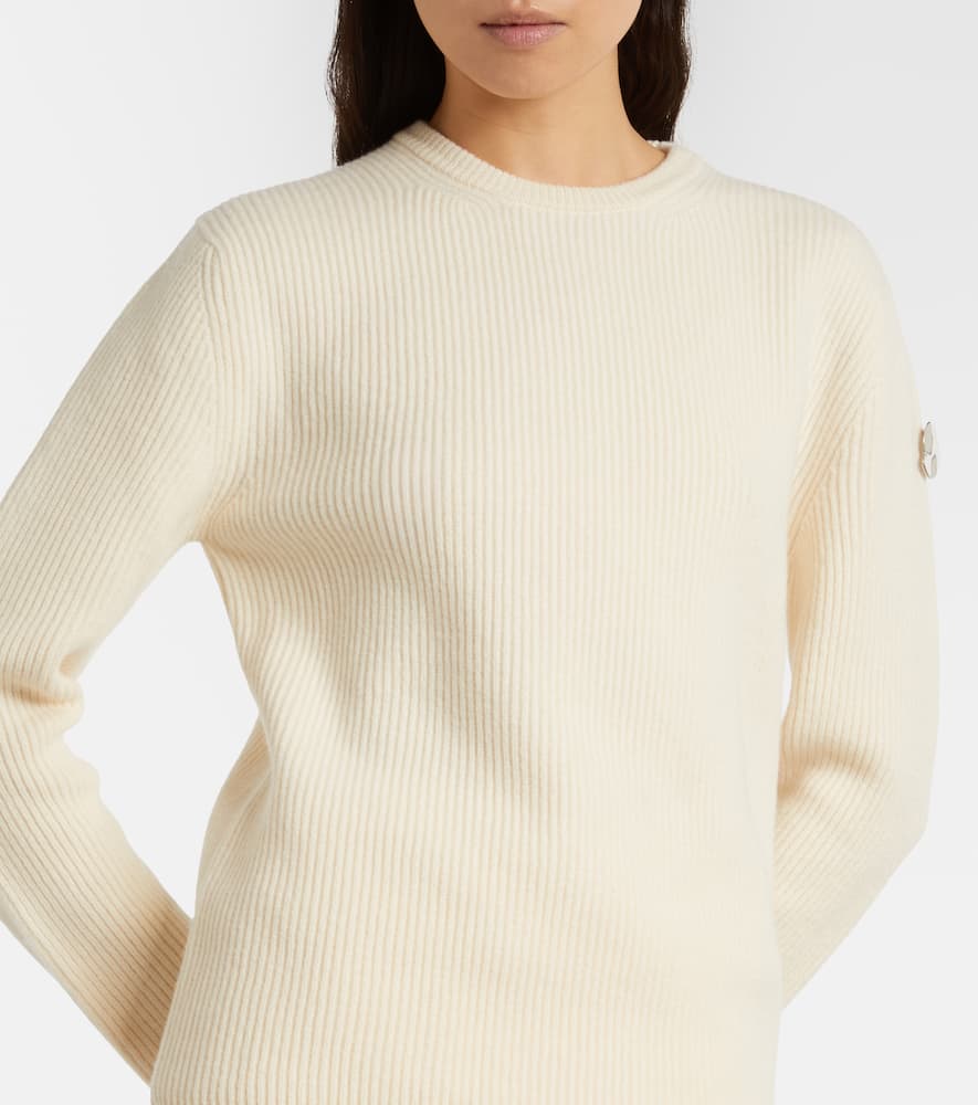 Moncler Genius X Jil Sander Virgin Wool Sweater In White