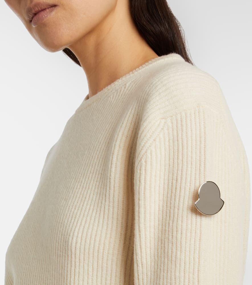 Moncler Genius X Jil Sander Virgin Wool Sweater In White