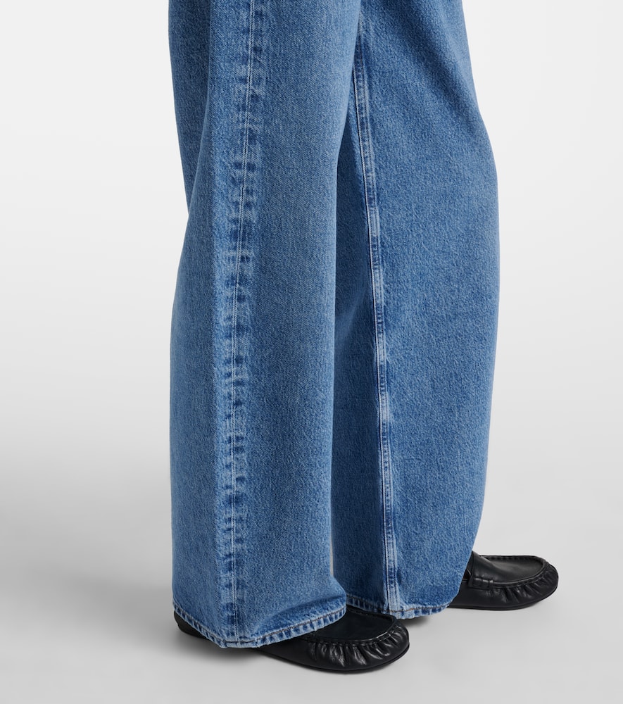Agolde Low Curve Wide-leg Jeans In Blue