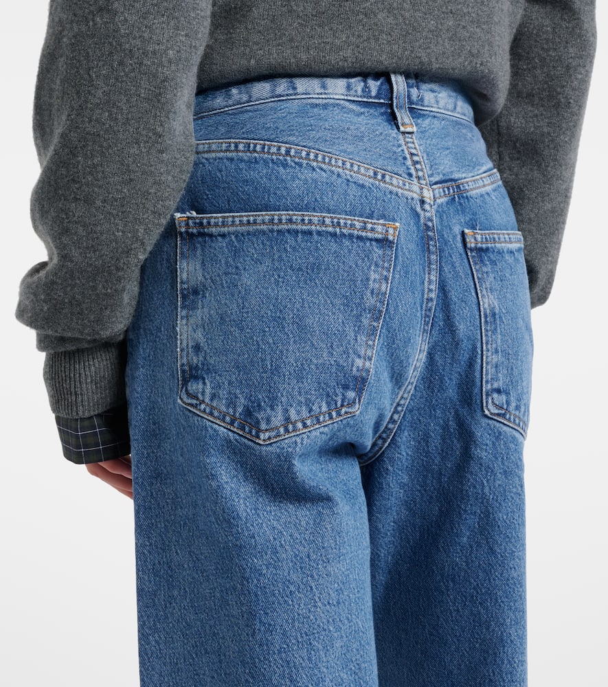 Agolde Low Curve Wide-leg Jeans In Blue